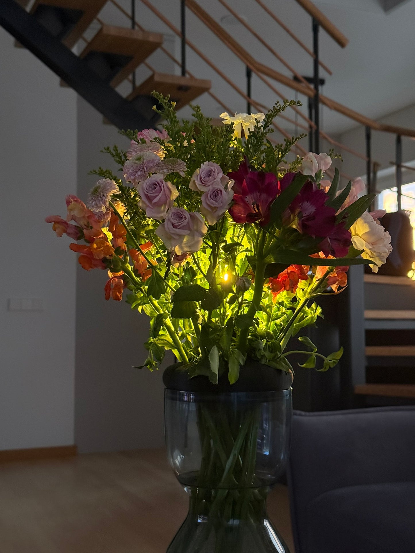 Glower Base | Flower Vase & Illuminated Insert (Shade Sold Separately)